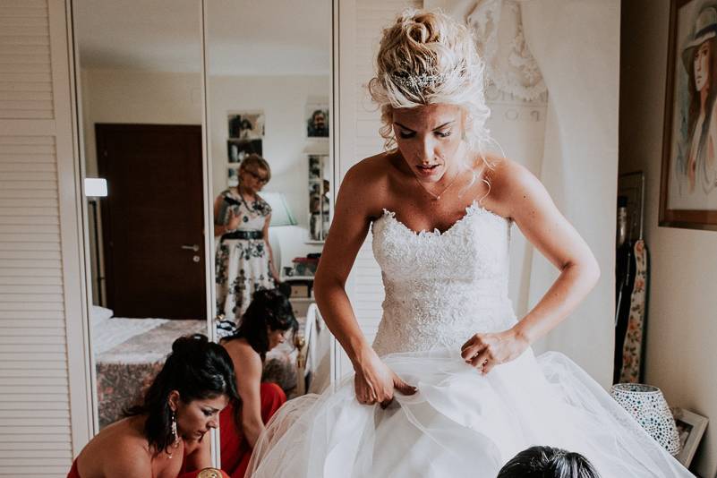 Preparazione sposa