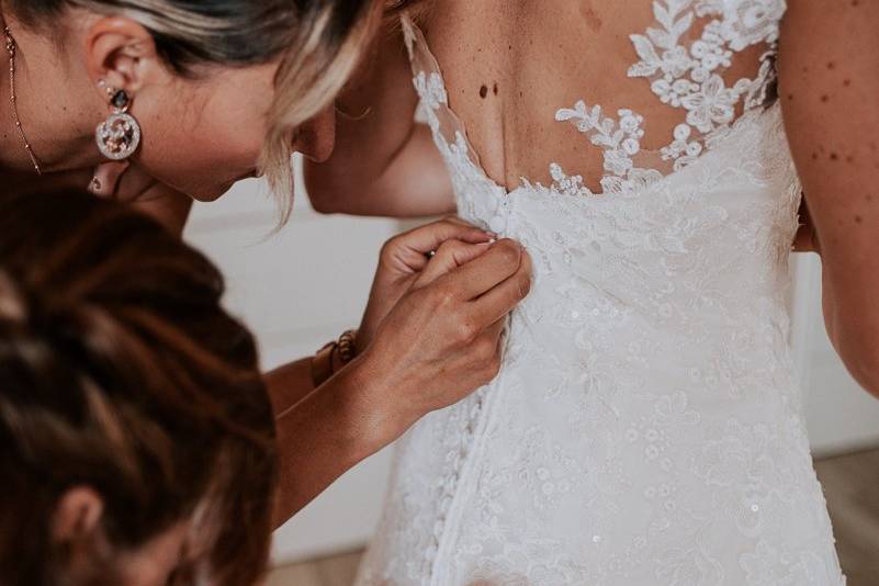 Preparazione sposa