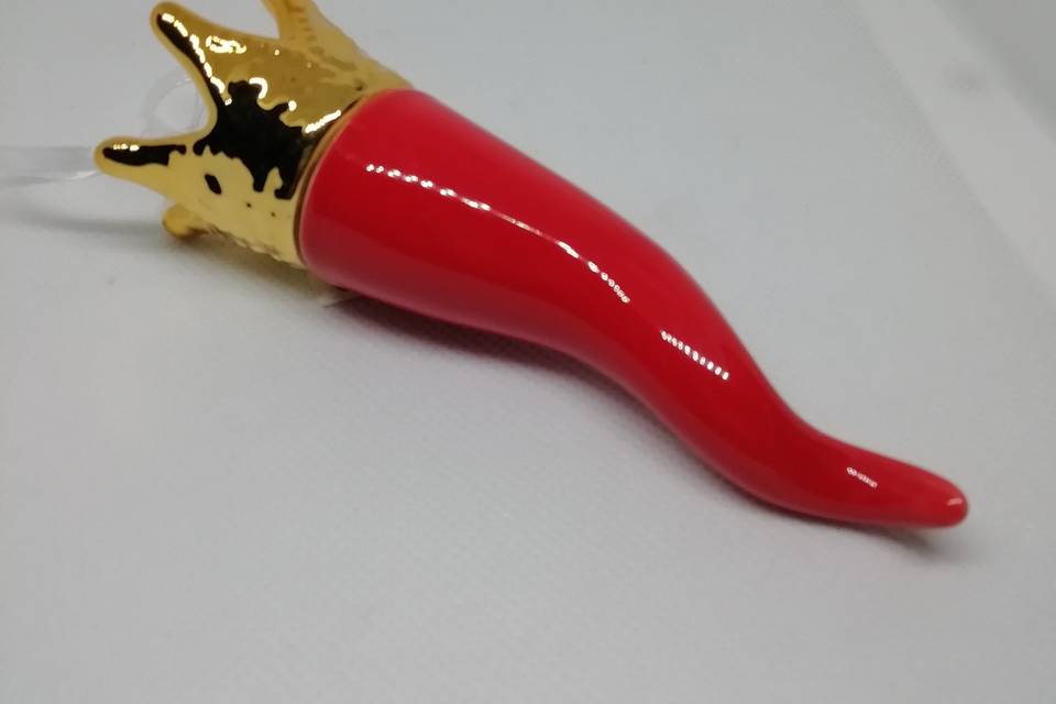 Cornetto portafortuna rosso