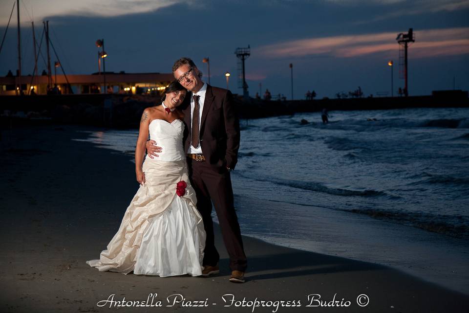 Foto matrimonio...rossoblu