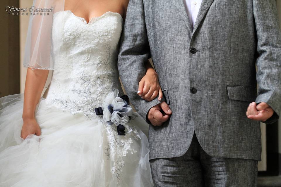 Sposa e papà