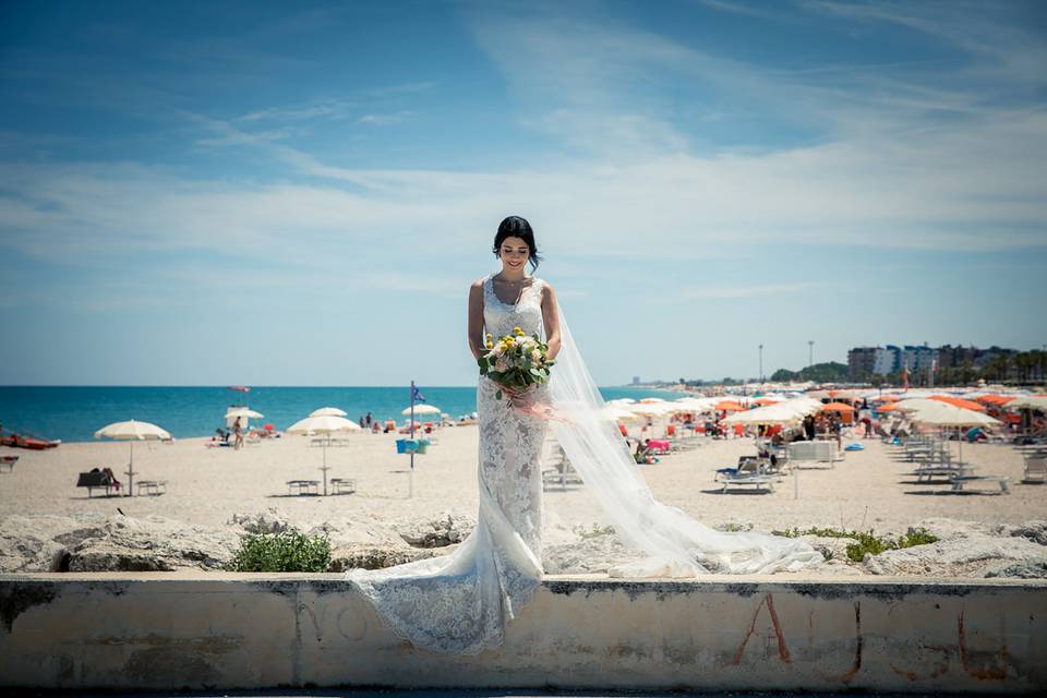 Foto matrimonio in spiaggia