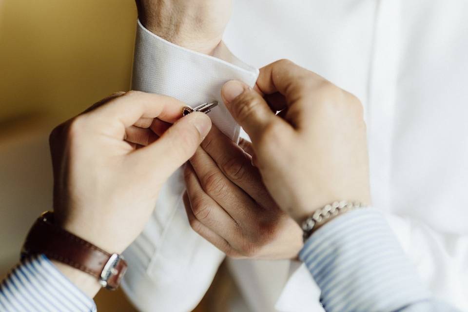 Preparazione sposo