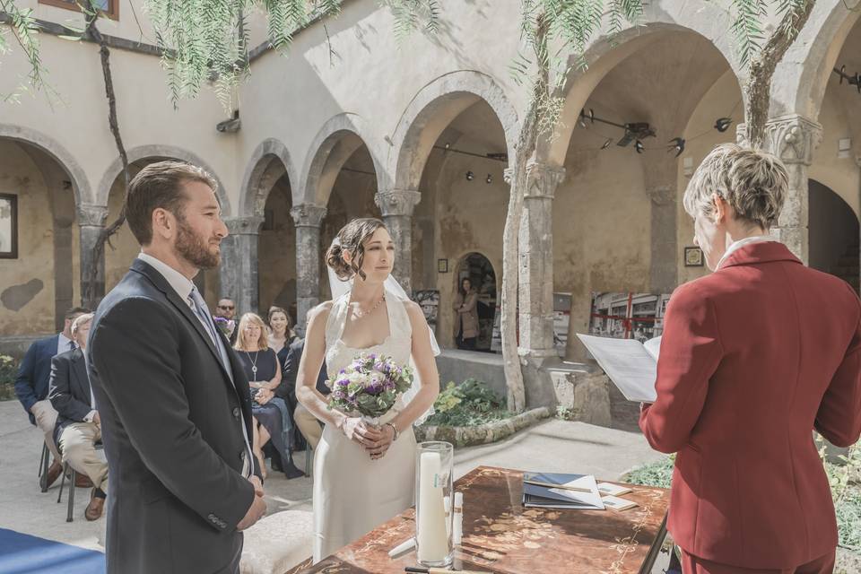 Cloister sorrento ceremony