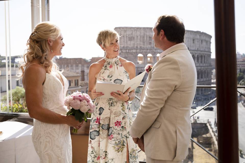 Officiant rome italy elope