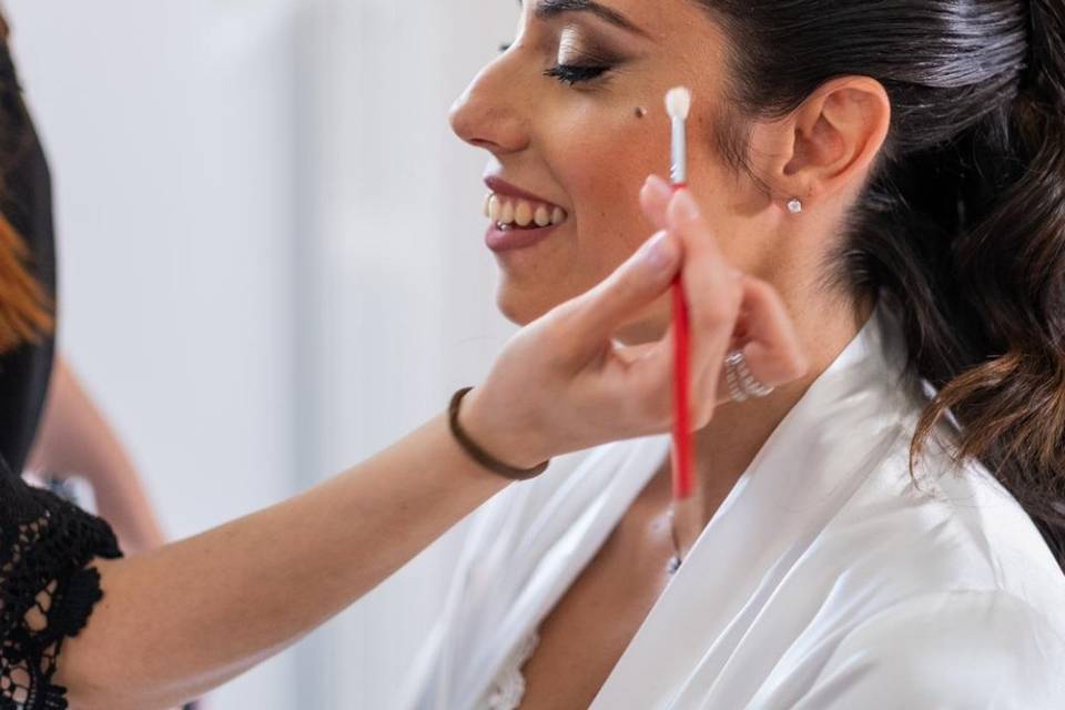 Preparazione sposa