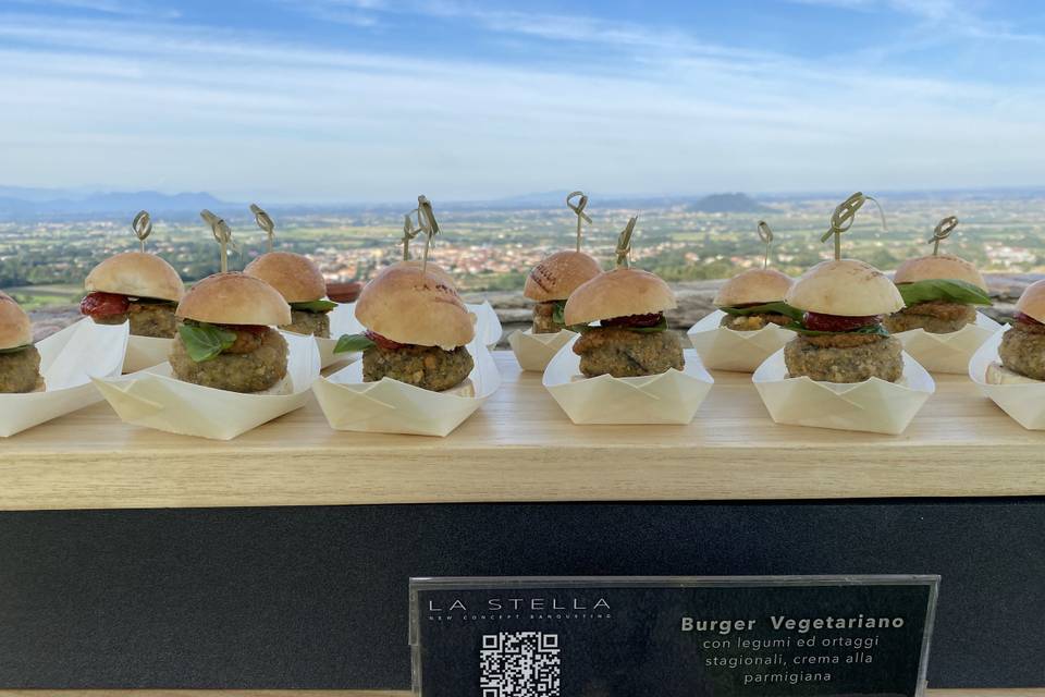 Hamburger con vista