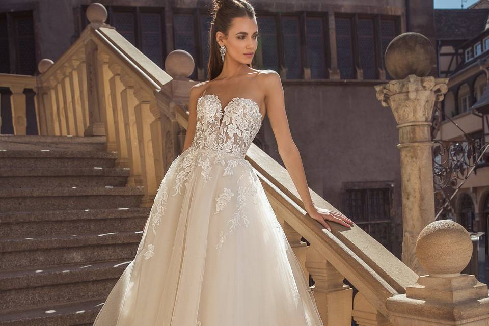 Principesco abito da sposa