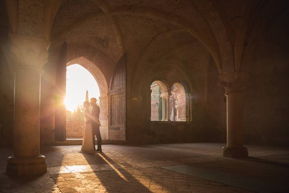 Tramonto a San Galgano