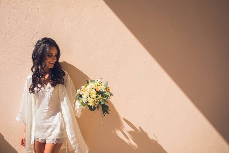 Praparazione sposa, bouquet