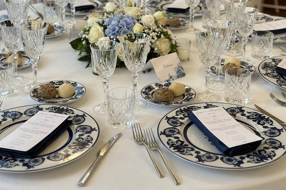 Azzurro cielo - mise en place