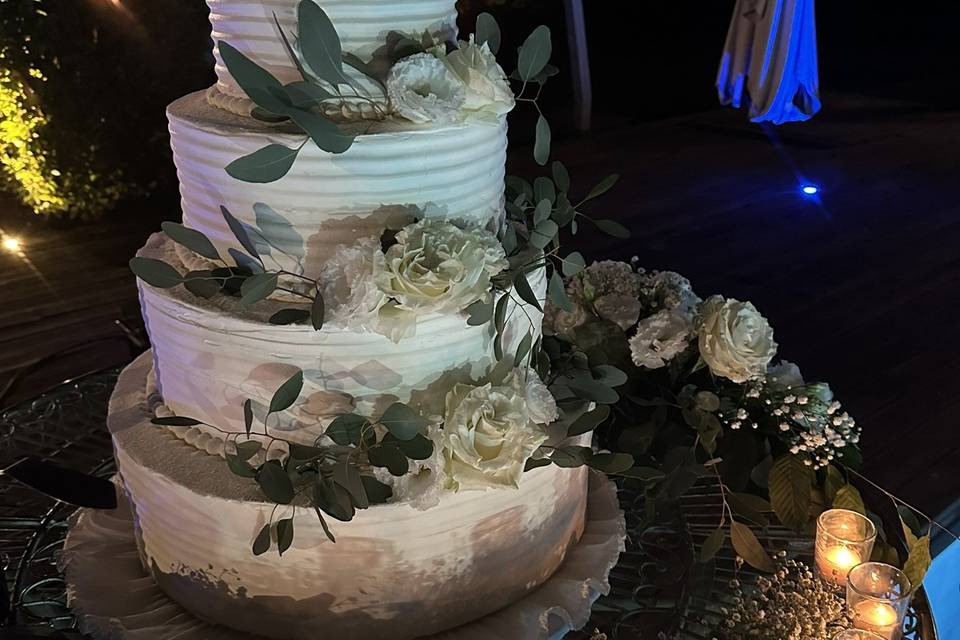 La torta- effetto bianco