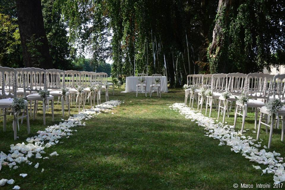 Matrimonio nel parco