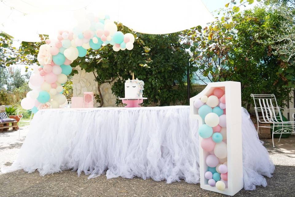 Festone Baby Shower con Palloncini – Eventi di Laura