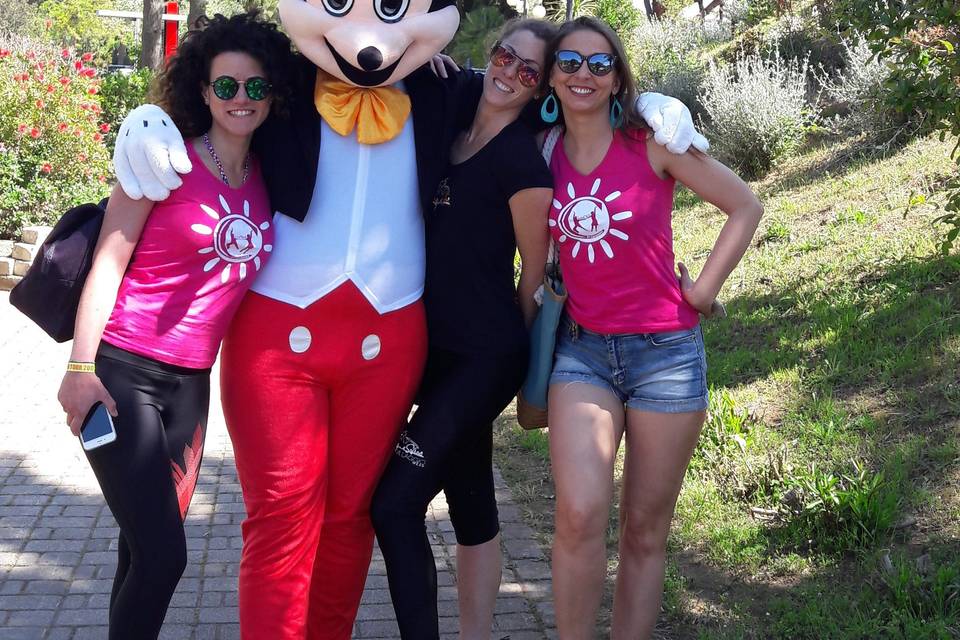 Salsa on tour con Topolino