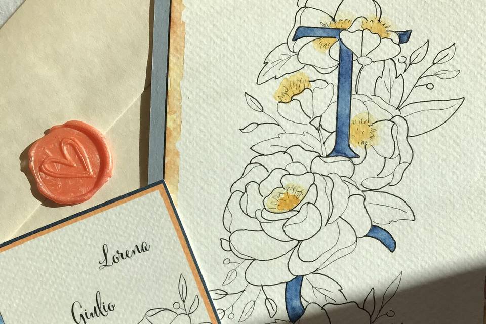 Logo e tableau de mariage