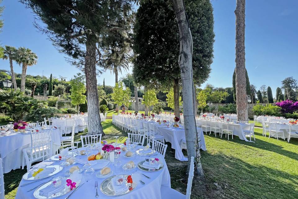 Allestimento esterno cena