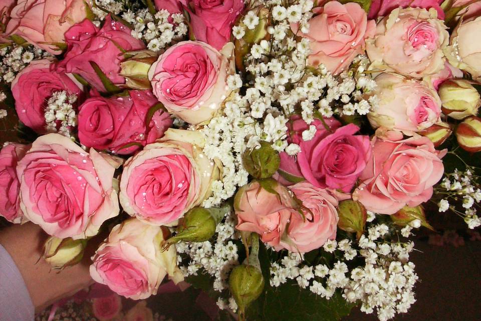 Bouquet sposa di roselline