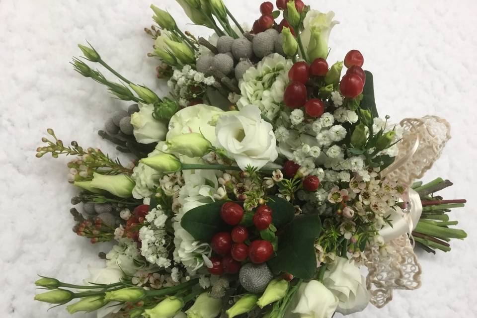 Bouquet sposa invernale