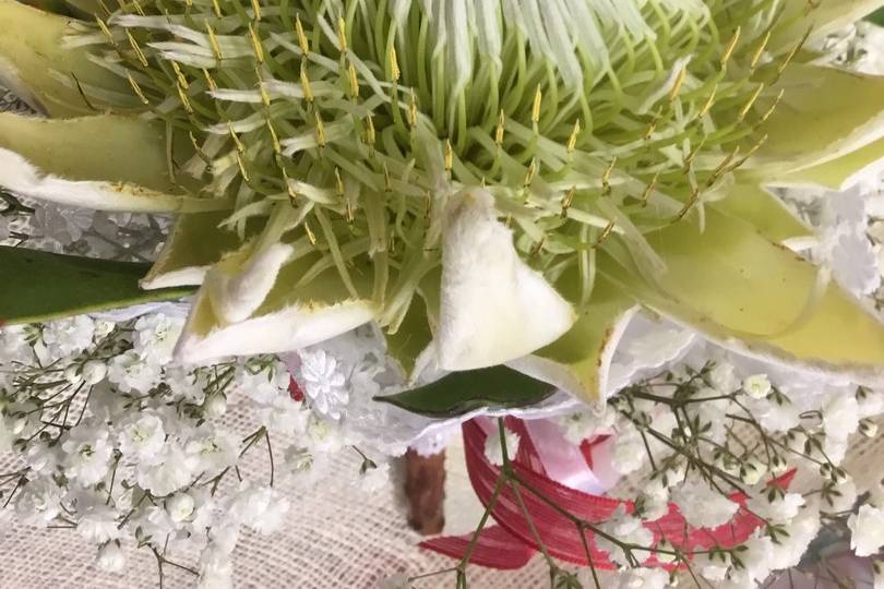 Bouquet con protea king