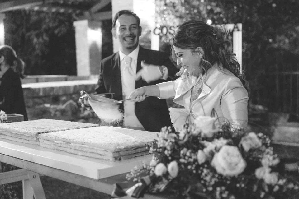 Preparazione torta