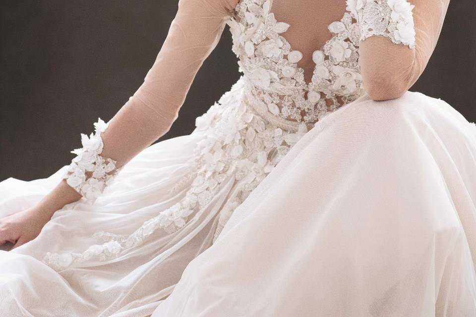 Tulle delicato sposa