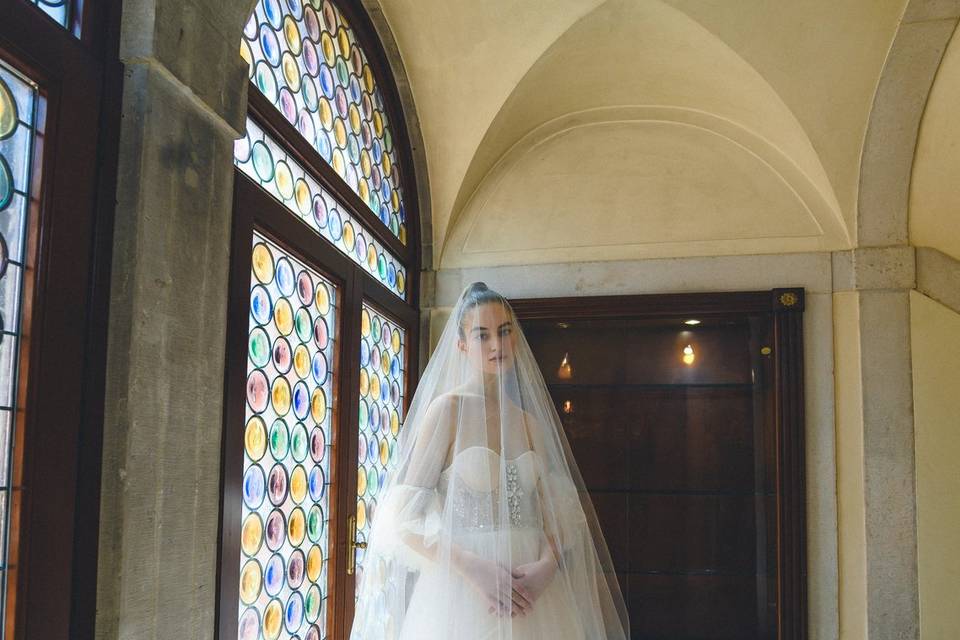 Sposa in tulle