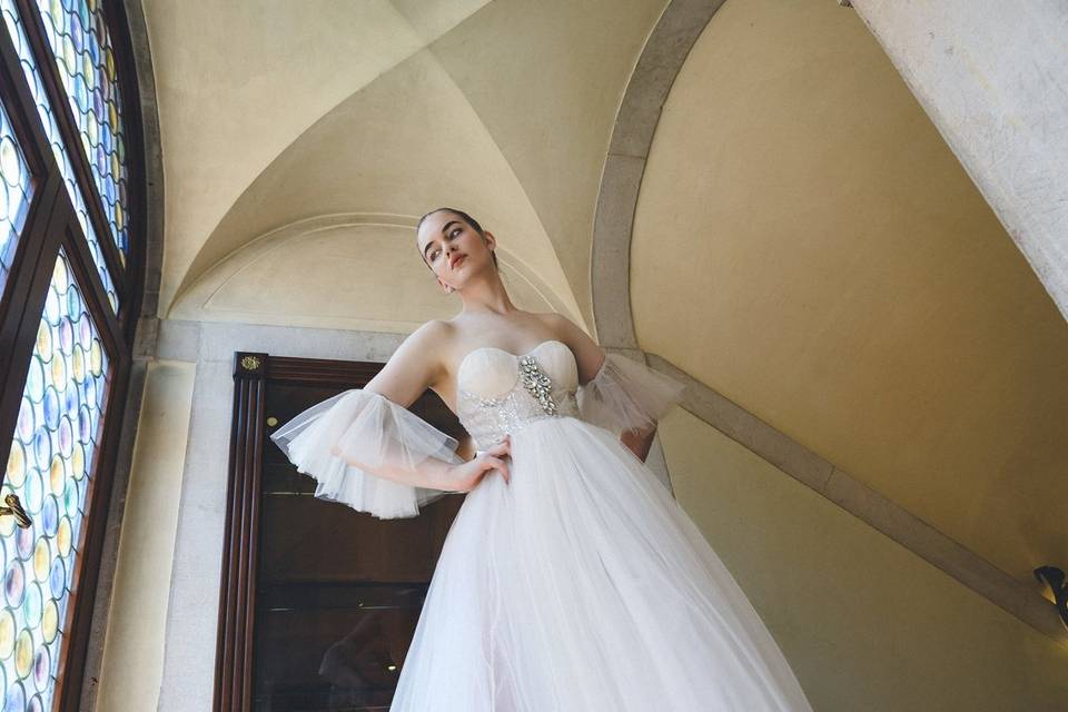 Abito sposa moderno