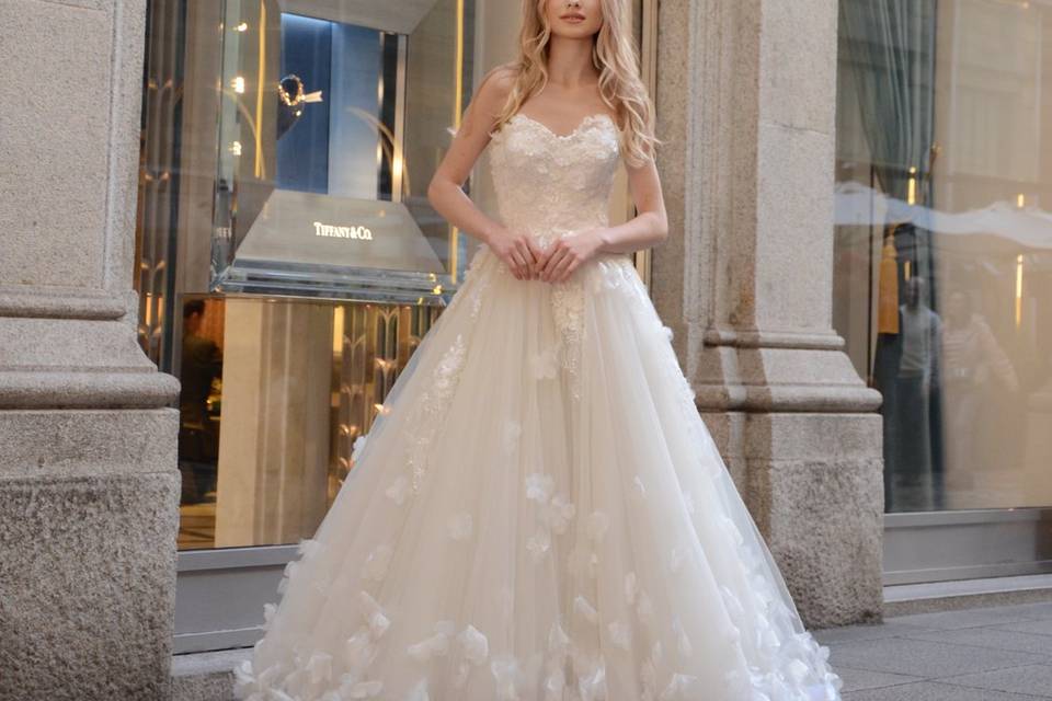 Abito in tulle sposa