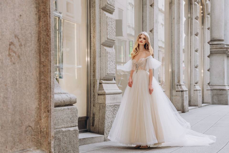 Sposa di tulle a milano