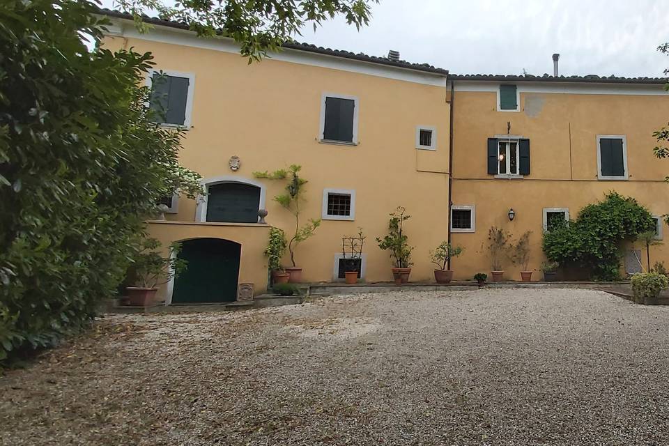 Cortile per ricevimento ospiti