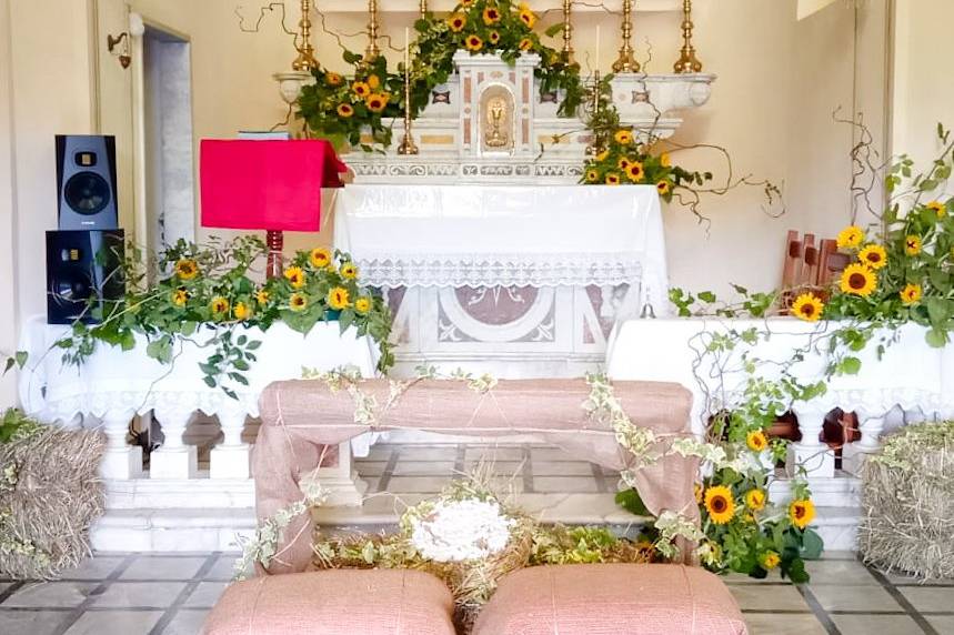 Matrimonio rustico in montagna
