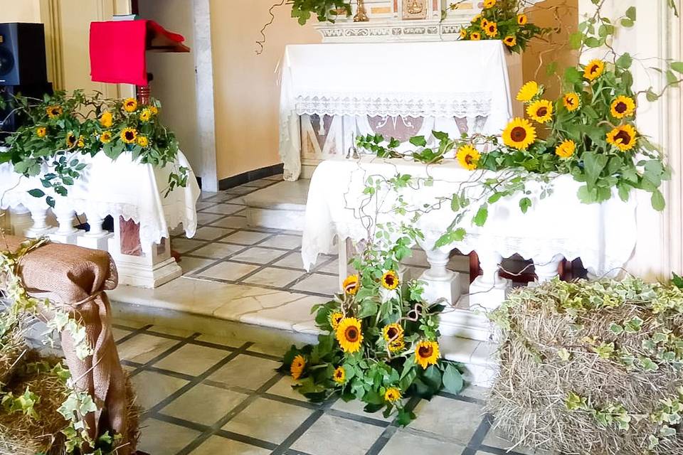 Matrimonio rustico in montagna