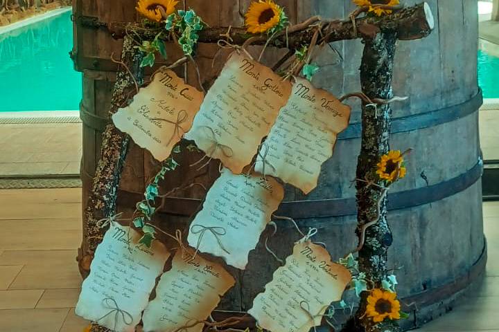 Matrimonio rustico in montagna