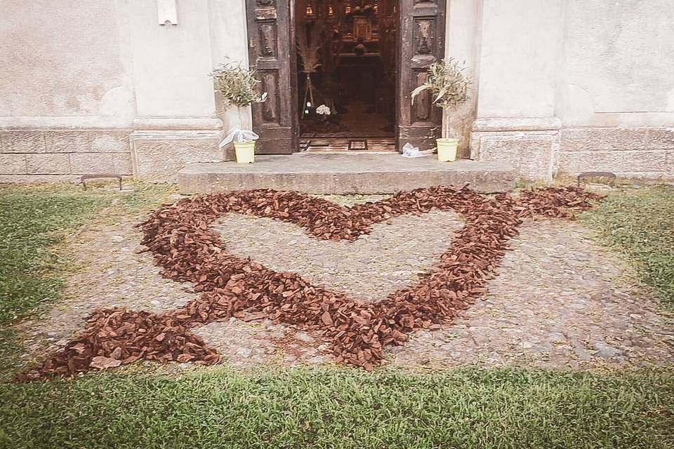 Cuore di foglie