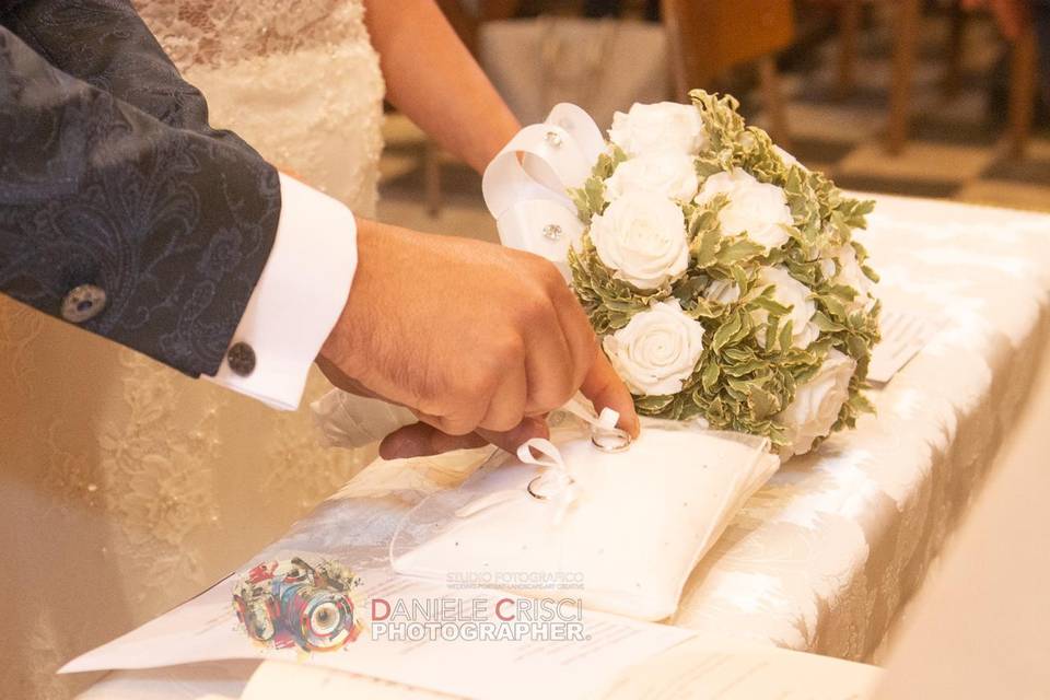Bouquet rose bianche
