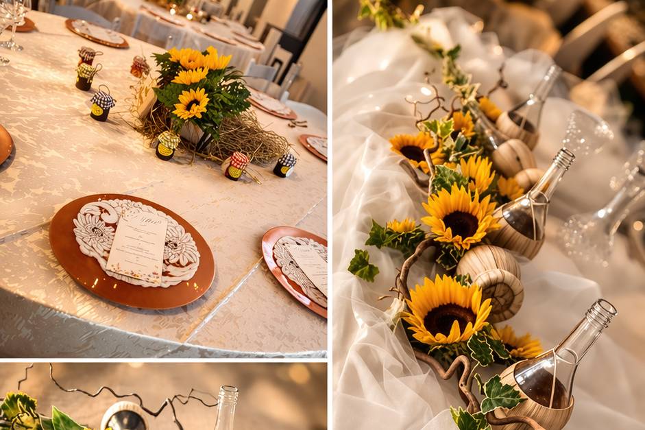 Matrimonio rustico in montagna