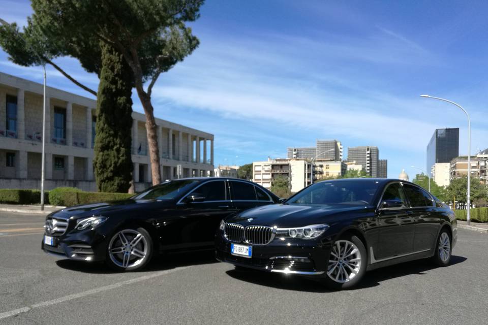 BMW serie 7 e mercedes serie E