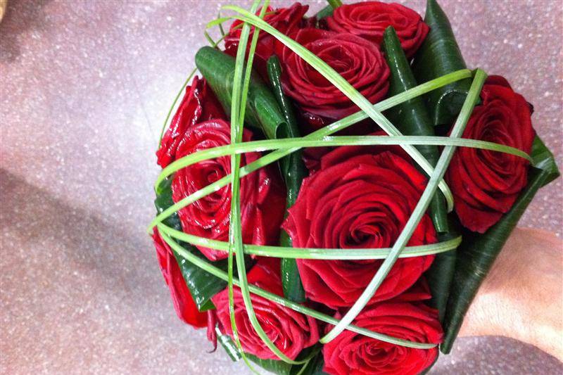 Bouquet rose rosse