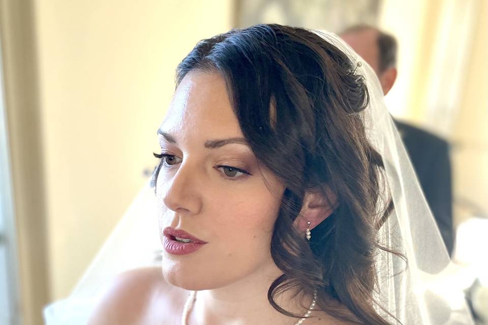 Bridal natural makeup