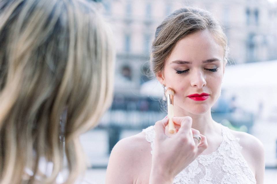 Make up sposa audace