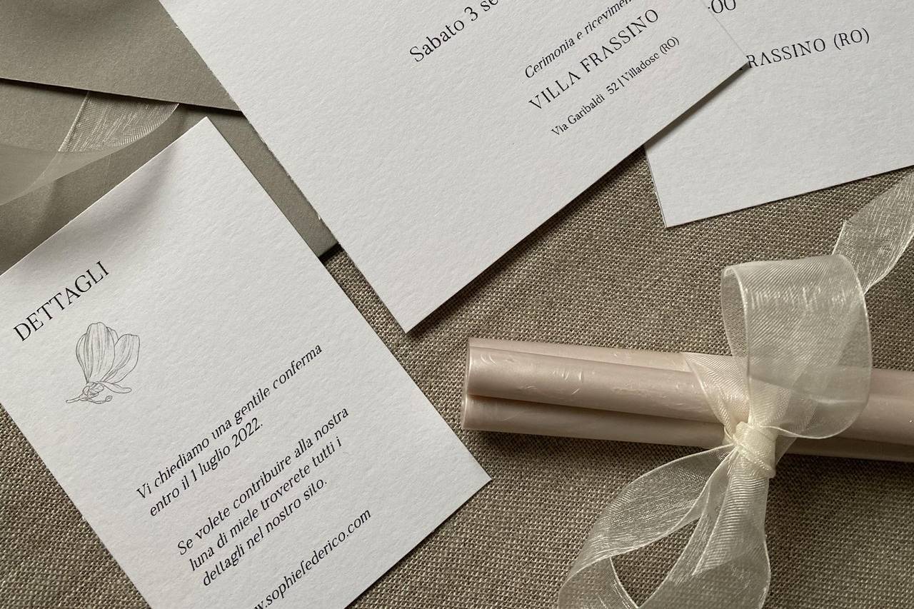 Partecipazioni matrimonio personalizzate // Wedding Lab Design