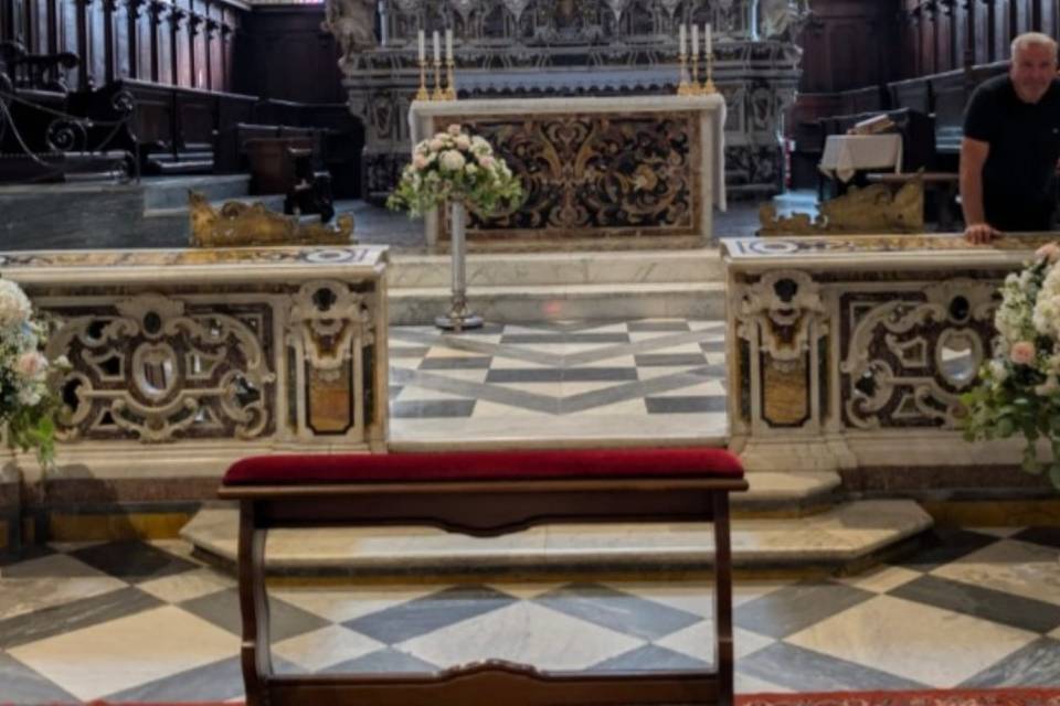 Allestimento interno chiesa