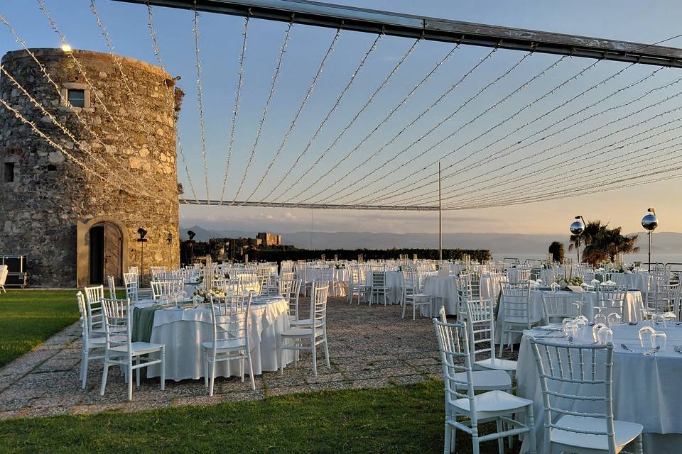 Giardino al tramonto