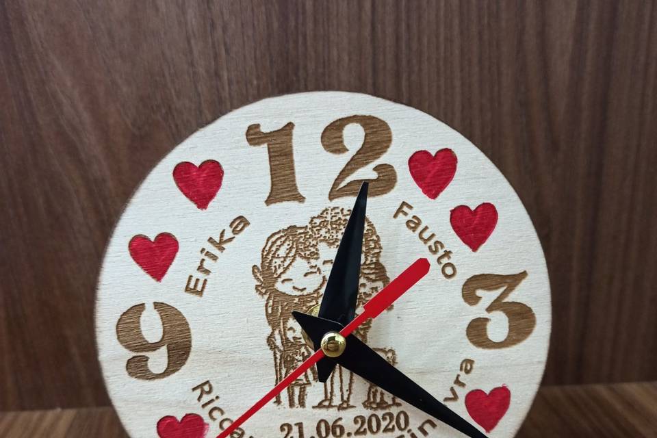 Orologio 12 cm personalizzabil