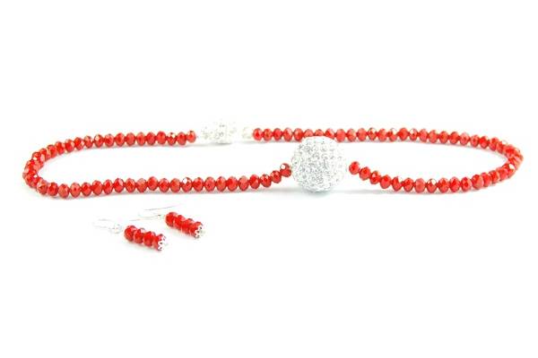 Set Crystal in Red