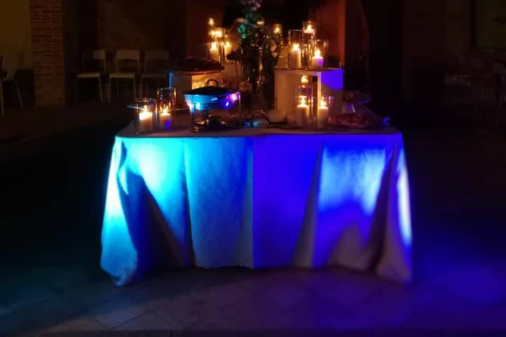 Buffet illuminato