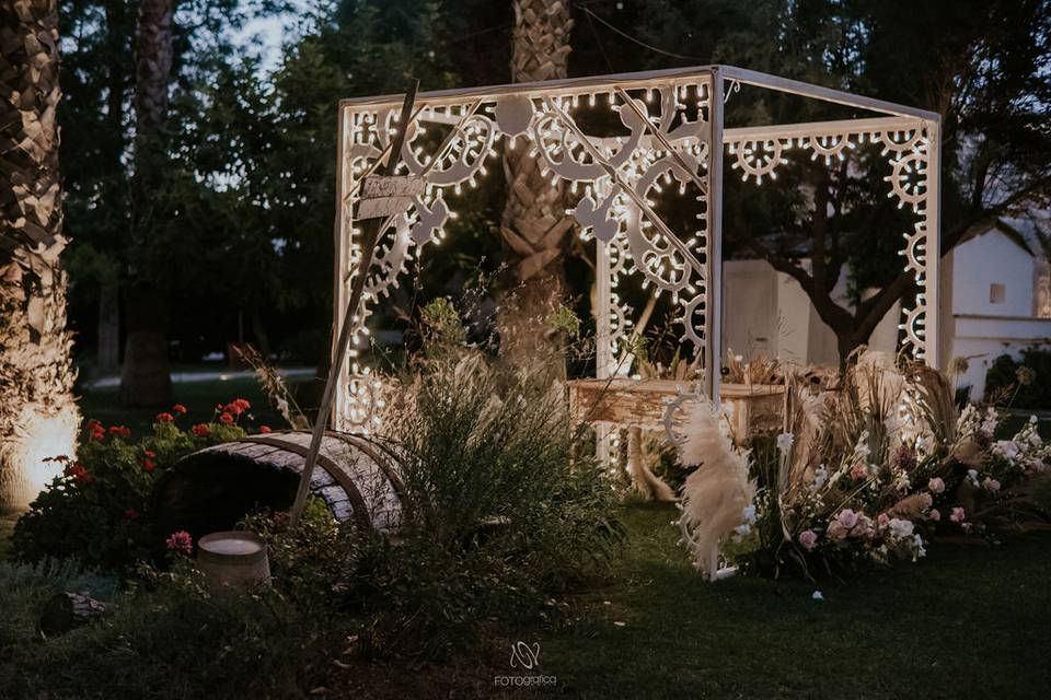 Gazebo di luminarie