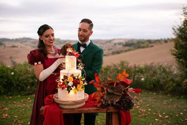 Autumn wedding / Villa Angela