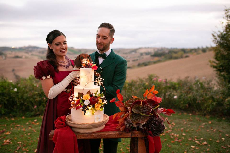 Autumn wedding / Villa Angela